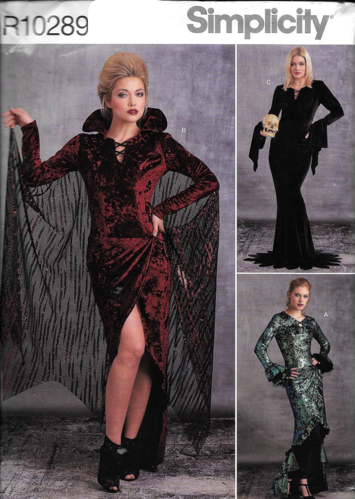 Simplicity R10289/8973/S8973 Misses Witch, Vampire, Femme Simplicity R10289/8973/S8973 Misses Witch, Vampire, Femme