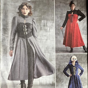 Simplicity Costume Coat Sewing Pattern: Misses Sizes 10-18 UNCUT