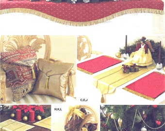 Simplicidad 1576 Navidad Decoración Accesorios Patrón de costura UNCUT
