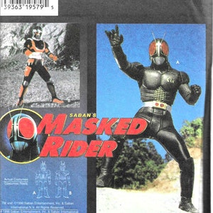 Simplicity 7389 Children&#39;s Saban&#39;s Masked Rider Costume Sewing Pattern UNCUT Size 3, 4, 5, 6, 7, 8