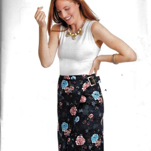 Simplicity D0877 Wrap Skirt Sewing Pattern 0877 UNCUT Plus Size 14, 16, 18, 20, 22