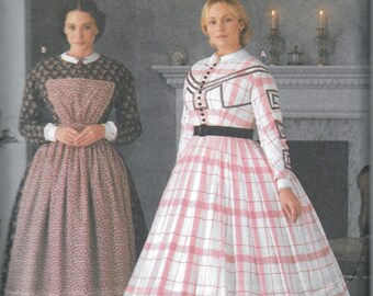 Simplicity 7212 Historical Civil War Dress Pattern Martha McCain Size 14, 16, 18 and 20