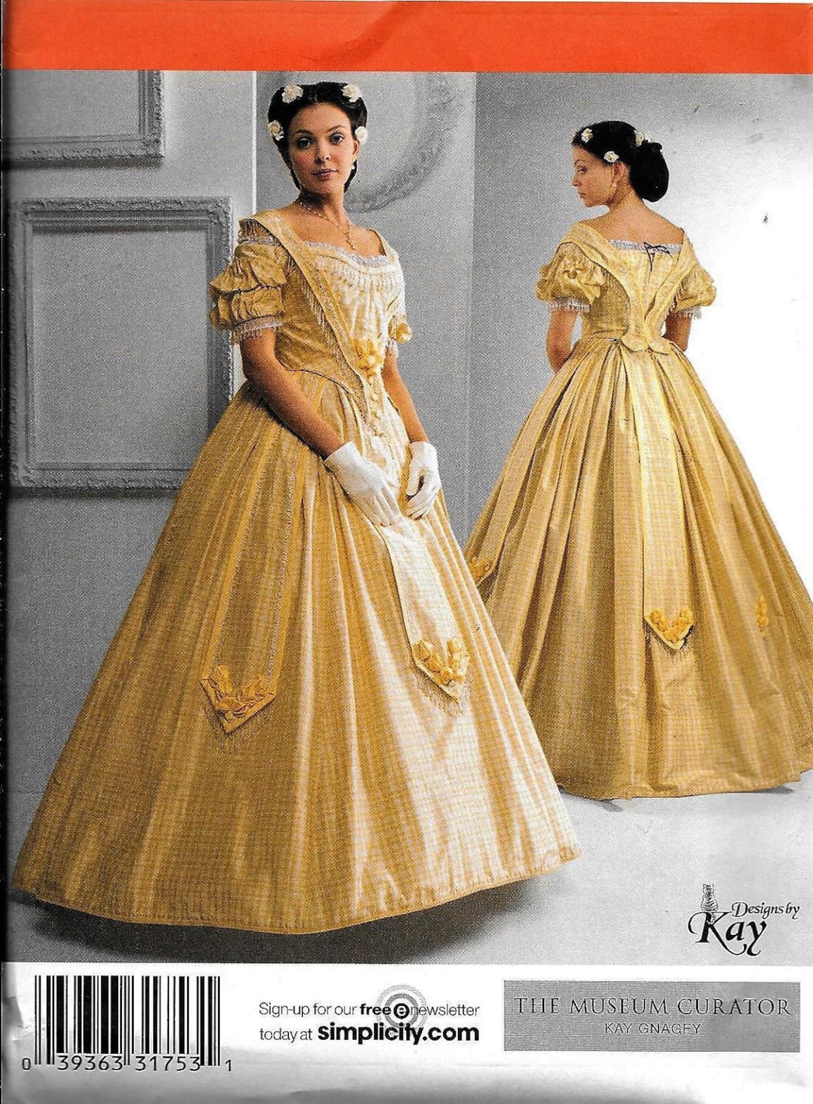Simplicity 2881 Civil War Dress UNCUT Costume Sewing Pattern | Etsy