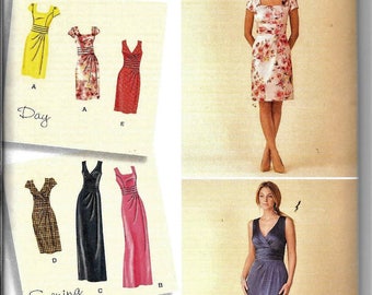 Simplicity 1420 Misses Plus Dress & Bodice Variations Sleeveless Day Or Evening Sewing Pattern UNCUT Size 6, 8, 10, 12, 14