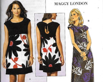 Butterick B5456 Maggy London DRESS Sewing Pattern 5456 UNCUT Plus Size 16, 18, 20, 22, 24