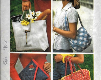 UNCUT Beaded Bags PATTERN Vogue Accessories 7252 CRAFTS Historical Vintage Purse
