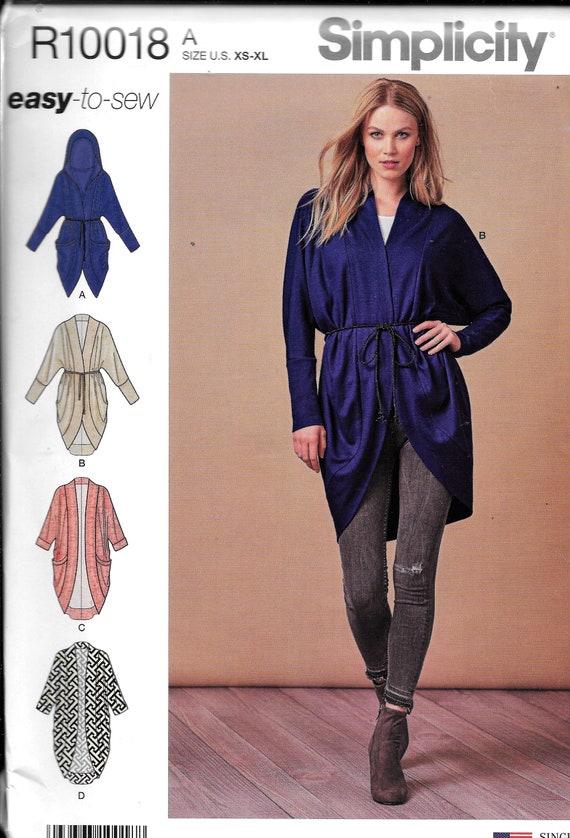 Knit Hooded Cardigan Sweater 