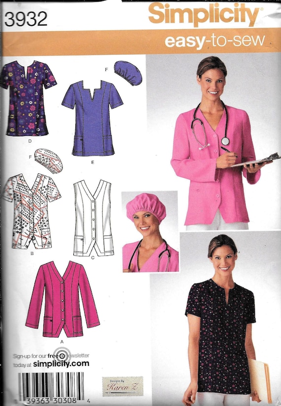 Easy free scrub top pattern adminlinda