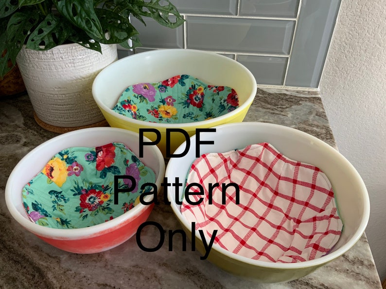 Blooming Bowl Cozy Sewing Pattern: Reversible Flower Petal Design (PDF Download) image 5