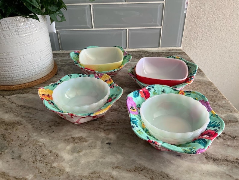 Blooming Bowl Cozy Sewing Pattern: Reversible Flower Petal Design (PDF Download) image 9