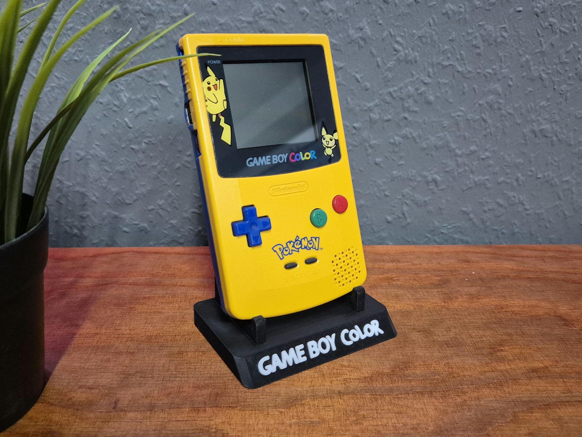 Lot Game Boy Color IPS Pokémon Jaune/Rouge/Bleue + Jeux GBA - Idée Cadeau Noël