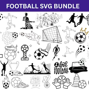 Football SVG Bundle,Sports Balls Bundle,Football Designs,Football Game Day svg,Football SVG Cut Files For Cricut,Digital Download file
