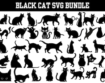 Alle Katzenrassen Silhouetten & Cut File High Quality für Cricut, Kitty dafür