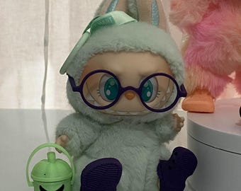 Labubu-bril / Kies je favoriete kleur! | 3D-geprinte poppenbril, schattige pluche accessoires
