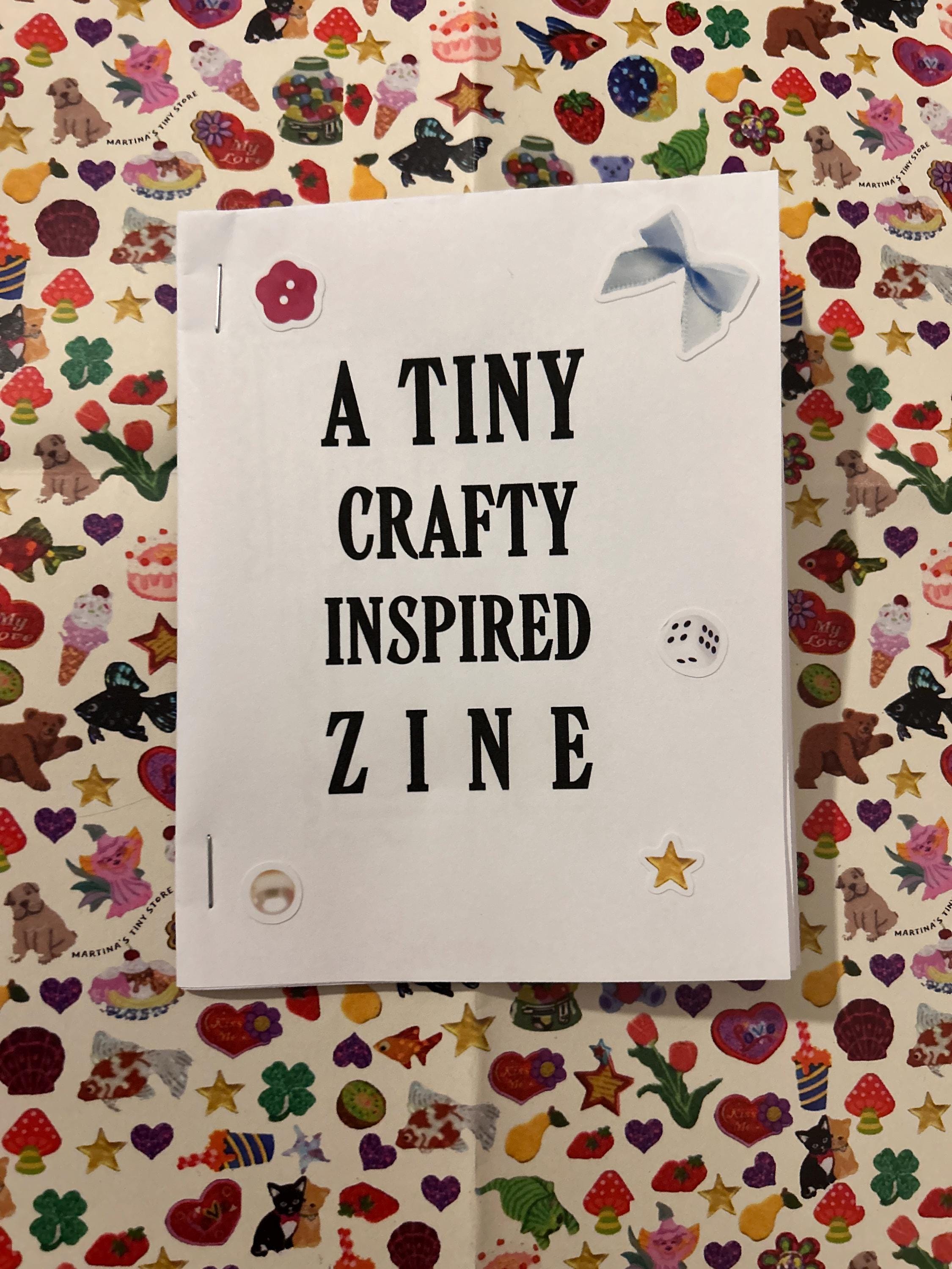 A Tiny Crafty Inspired Zine - Etsy