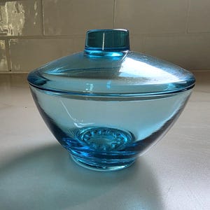 Azucarero Atlas Noisetier Capri Colony Colonial vintage azul turquesa con tapa