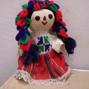 Vintage Mexican Doll - Indian Village Woman #1 - Mexico