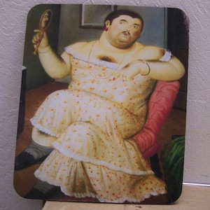 Alfombrilla de ratón - Botero Transgénero/Travesti - Interés gay