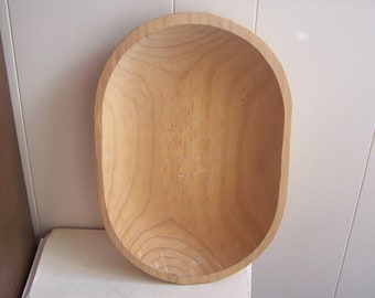 Bol à pâte en bois 14" de long Batea - Mexique