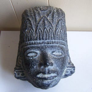 Large Ancient Mexican Clay Head - Maya, Aztec, Toltec, Olmec - Type #1 - Mexico