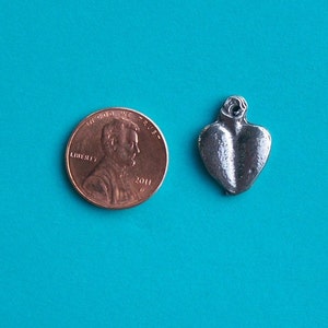 Milagro Lot - Lot of 25 Standard Pewter Heart Milagros