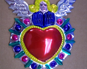 Sagrado Corazón Milagro Ex Voto - Ángel Rubio - México