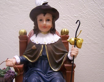 Santo Nino de Atocha - Classic Baby Jesus Statue, Seated