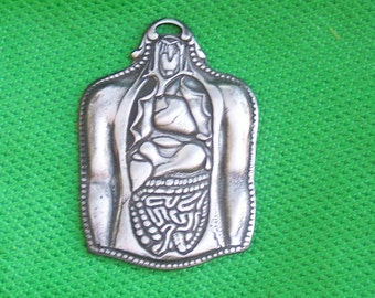 Tin/Silver Internal Organs/Surgery Milagro Ex Voto