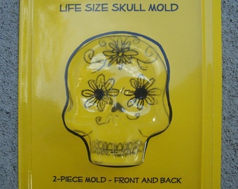 "Extra Große XL ""Lebensgröße"" Sugar Skull Mold - Tag der Toten."