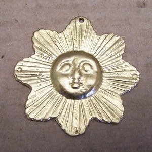 Shiny Golden &quot;Classic Sun&quot; Happiness Milagro Ex Voto