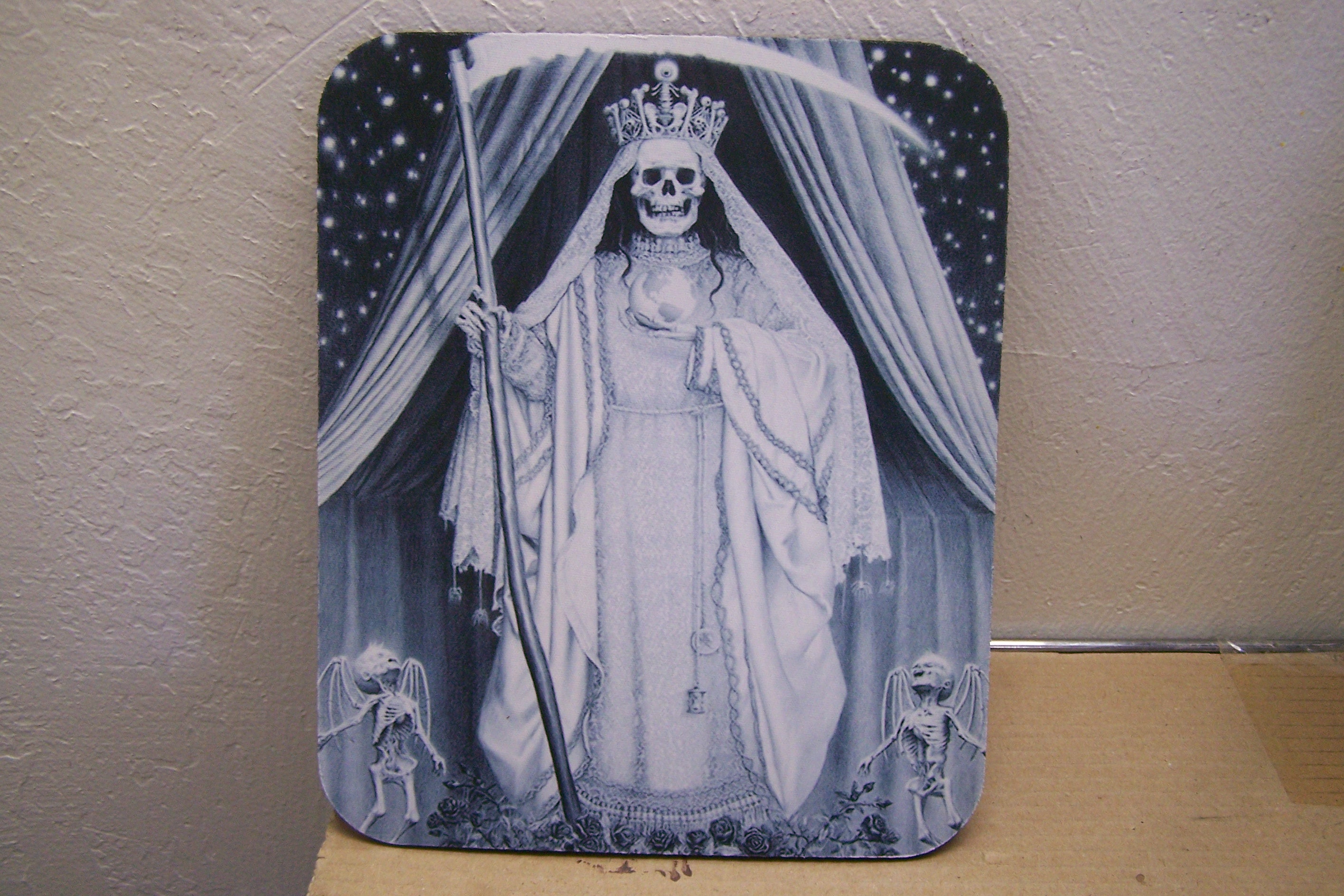 Mousepad Santa Muerte Mexican Holy Death Female Grim - Etsy India