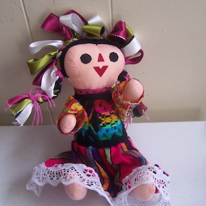 Vintage Mexican Doll - Indian Village Woman #2 - Mexico