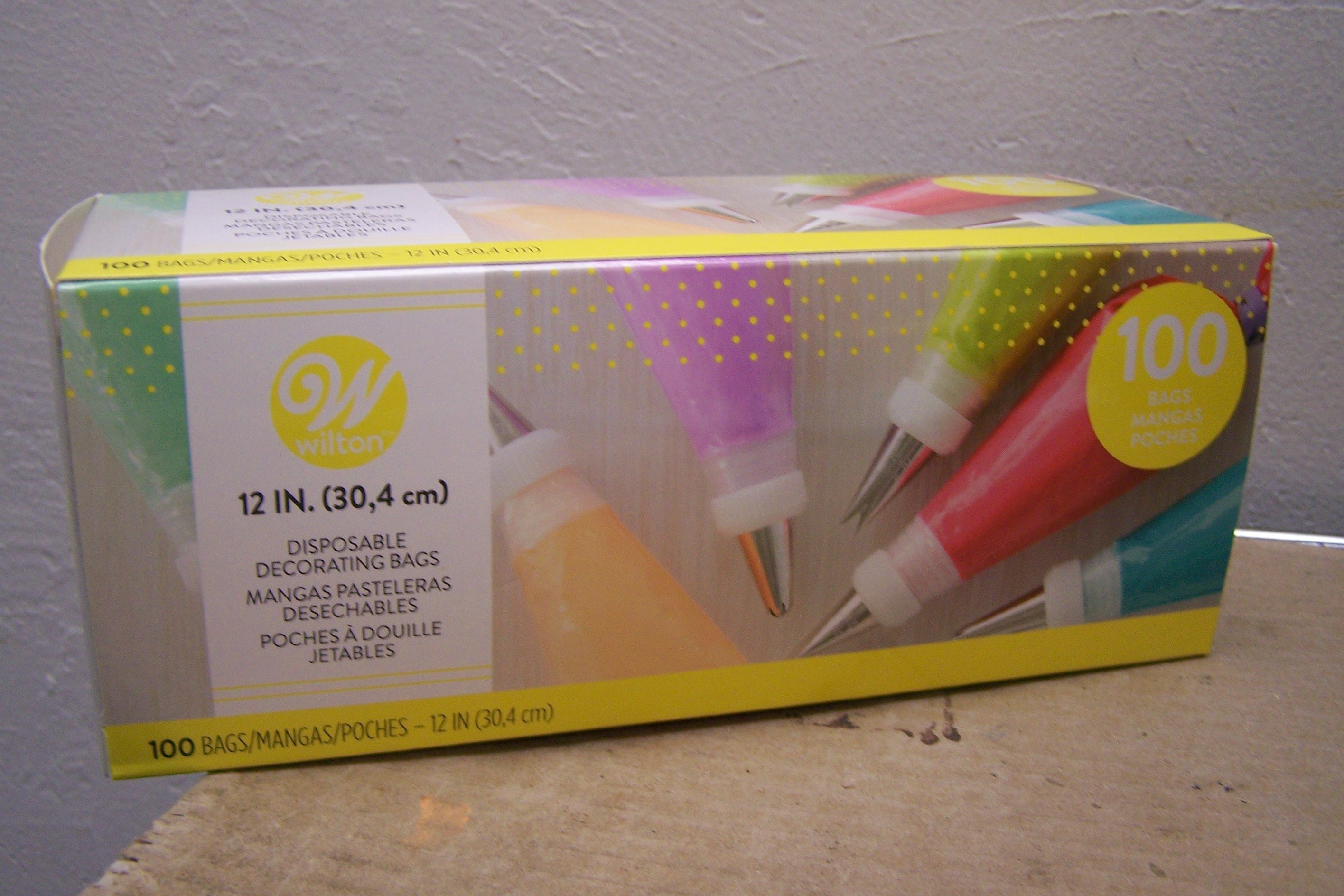 NEW Wilton 100 Disposable Clear Plastic Decorating Bags Icing Bags 12 30.4 Cm Etsy