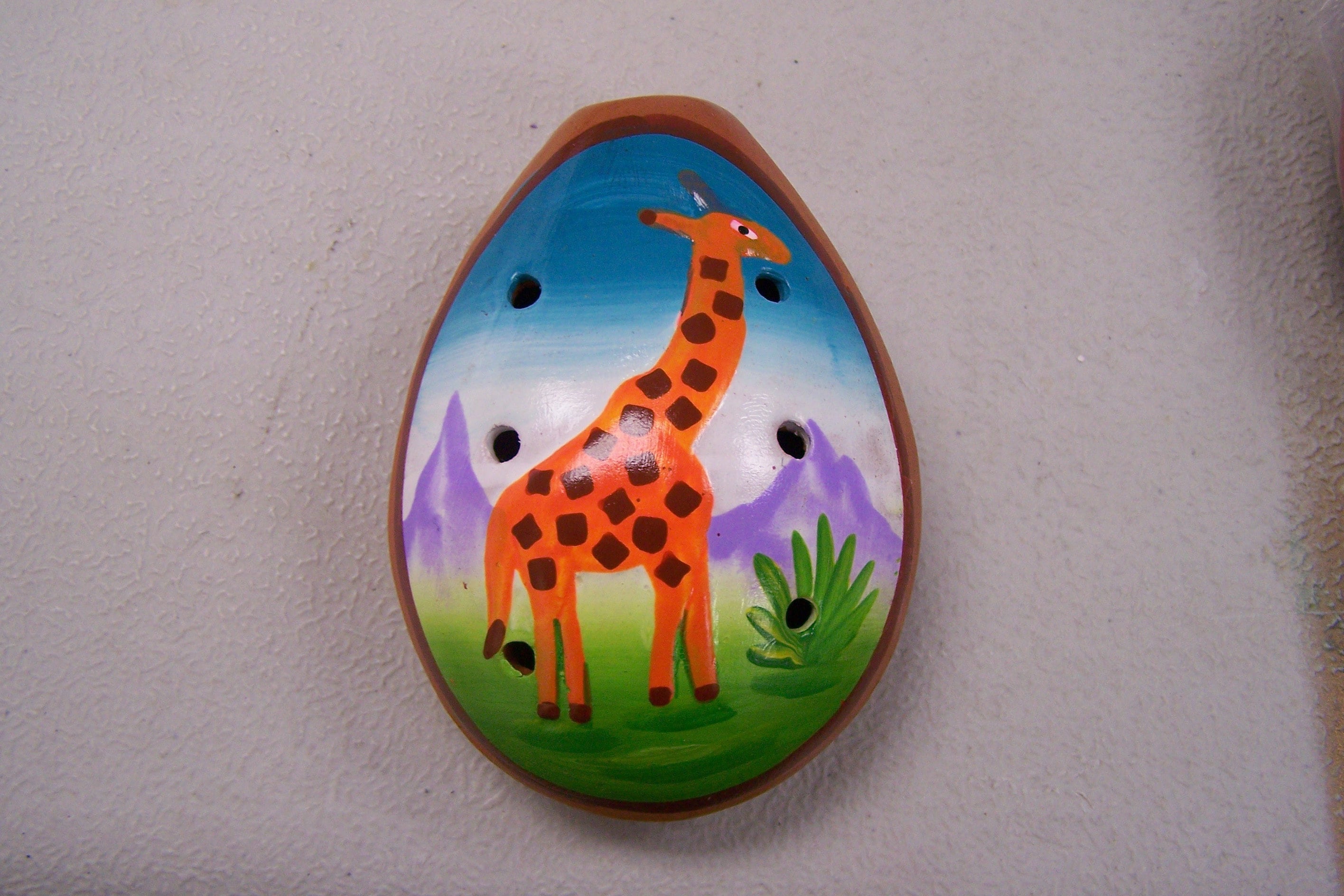 Clay Ocarina Flute - Giraffe - Peru - Etsy