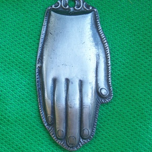 Large Tin/Silver Hand Milagro Ex Voto