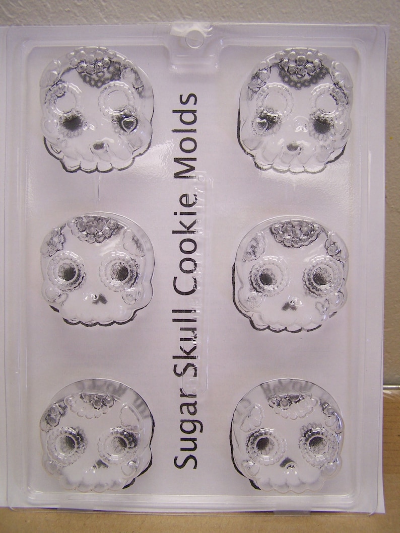 Sugar Skull Mold Day of the Dead Coffin Mummy Lollipop Molds
