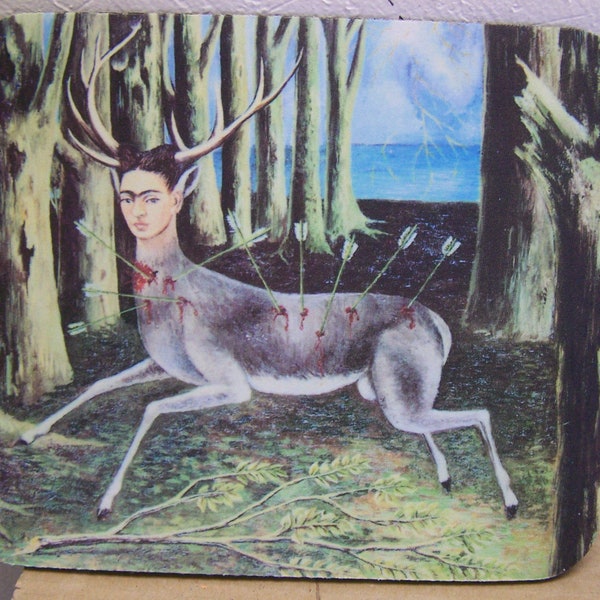 Cerf blessé de kahlo Etsy France