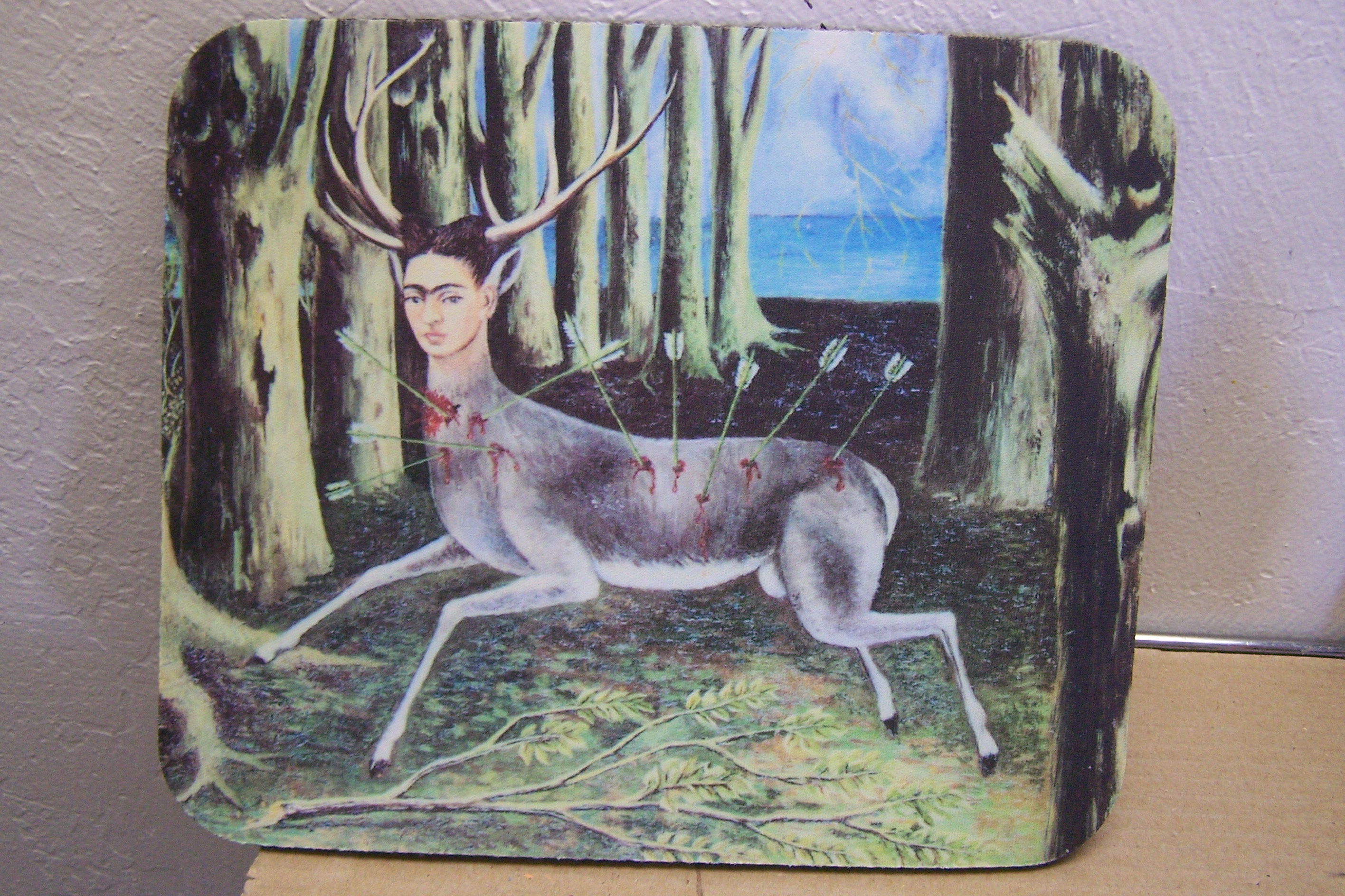 Mousepad Frida Kahlo La Venadita The Wounded Deer | Etsy