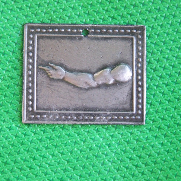 Tin/Silver Arm Plaque Milagro Ex Voto