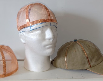 Shield Cap Pro (EMF,Ef,Rf,Elf,Slf,Vlf,Rf,Mw,Nir,Ir,Gr,Xrt) A has that protects our brain from radiation and manipulative signals