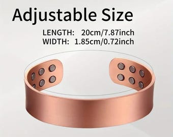 Copper magnetic bracelet