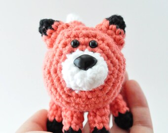 Crochet Fox Pattern, Amigurumi Pattern, Woodland animal