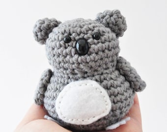 Crochet Koala Pattern, Amigurumi Koala Pattern, DIY Koala Craft