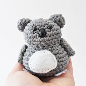 Crochet Koala Pattern, Amigurumi Koala Pattern, DIY Koala Craft
