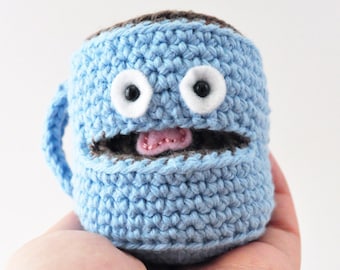 Coffee Mug Amigurumi Pattern, Coffee Crochet Pattern, DIY Play Food