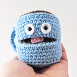 Coffee Mug Amigurumi Pattern, Coffee Crochet Pattern, DIY Play Food