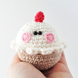 Crochet Cupcake Pattern, Amigurumi Pattern, Amigurumi Cupcake, Dessert Crochet Pattern, DIY Cupcake Pattern