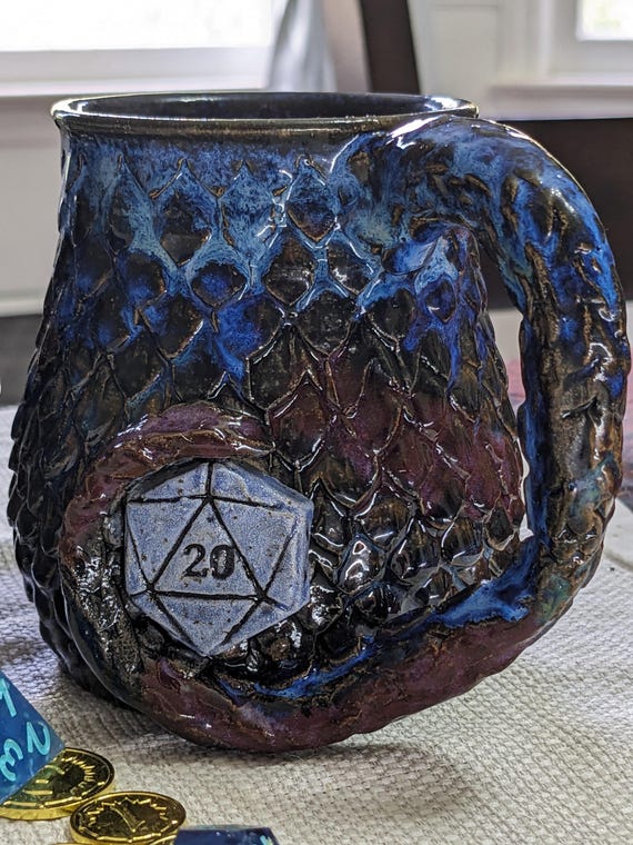 Handmade Dragon Scale Mug