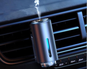 Slimme autoverspreider, oplaadbare aromamachine, ledlamp, USB-C (gratis navulling van 100 ml)