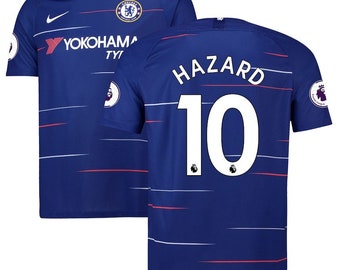 Eden Hazard Chelsea Nike Youth 2019 Home Breathe Stadium Replica Jersey -  Blue